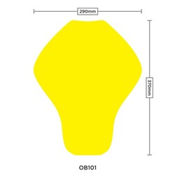 Ochraniacz pleców OXFORD Level 2 żółty_4