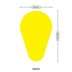 Ochraniacze kolan OXFORD DYNAMIC LEVEL 2 para żółty_3