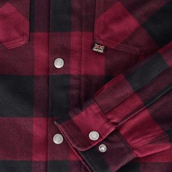 Koszula turystyczna OXFORD KICKBACK 2.0 SHIRT kolor czarny/czerwony_1