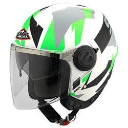 Helmet open SMK SWING ACE colour black/grey/pink/white