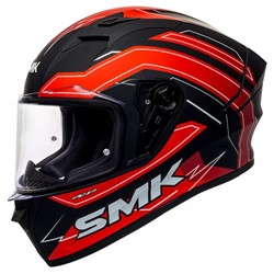 Helmet full-face helmet SMK STELLAR BOLT colour black/red/white