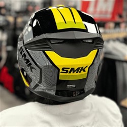 Helmet Flip-up helmet SMK GULLWING NAVIGATOR colour black/grey/yellow_2