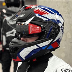 Helmet Flip-up helmet SMK GULLWING NAVIGATOR colour blue/red/white_1