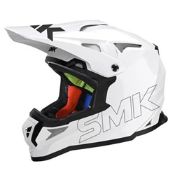 Helmet off-road SMK ALLTERRA colour white