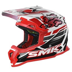 Helmet off-road SMK ALLTERRA TRIBOU colour black/red, size L unisex