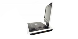 Portable DVD, 10 inch, language menu: Polish, connector: DVD/SD/USB/AV, Black/White, 85mmx370mmx210mm
