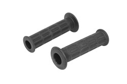 Grips ARIETE handlebar diameter 22; 24mm length 125mm Road colour black (2 pcs.) fits HONDA