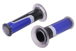Grips ARIETE handlebar diameter 22; 24mm length 120mm Road colour black/blue/grey, Harri's (2 pcs.)_0