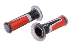 Grips ARIETE handlebar diameter 22; 24mm length 120mm Road colour black/grey/red, Harri's (2 pcs.)