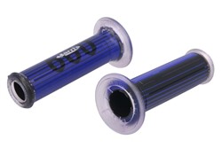 Grips ARIETE handlebar diameter 22; 24mm length 120mm Road colour black/blue/grey, Harri's (2 pcs.)