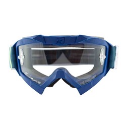 Motorcycle goggles ARIETE ADRENALINE PRIMIS PLUS colour blue/green_1