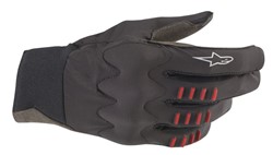 Gloves bicycle ALPINESTARS TECHSTAR GLOVES colour black/red