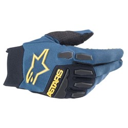 Gloves bicycle ALPINESTARS FREERIDE GLOVES colour blue/yellow_1