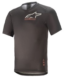 T-shirt cycling ALPINESTARS ALPS 6.0 V2 SS JERSEY colour black/orange