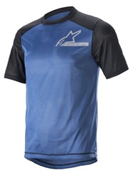 Off-road shirt ALPS 4 V2 SS JERSEY ALPINESTARS colour black/blue/