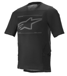 T-shirt cycling ALPINESTARS DROP 6.0 S/S JERSEY colour black