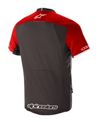 Koszulka rowerowa ALPINESTARS DROP PRO S/S JERSEY kolor czarny/czerwony_1