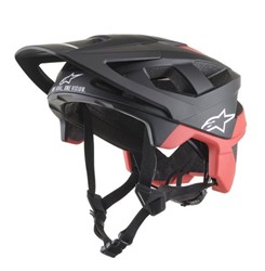Kask rowerowy ALPINESTARS VECTOR PRO - ATOM HELMET - CE EN kolor czarny/czerwony/matowy
