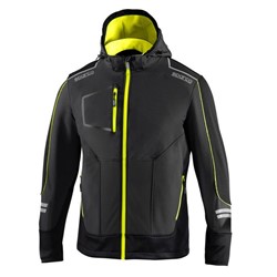 kurtka szary/żółty fluorescencyjny XL