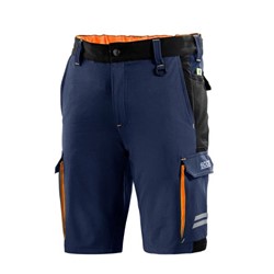 spodnie granatowy/pomarańczowy XL