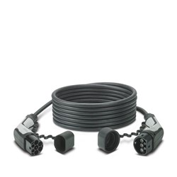 Kabel do ładowania auta elektrycznego typu 2 CHARX Connect 7m prosty 7,4kW 32A IP44 czarny/szary_1