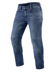 Spodnie jeans REV'IT DETROIT 2 TF kolor niebieski
