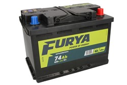 Akumulators FURYA BAT74/620R/FURYA 12V 74Ah 620A (278x175x190)_1