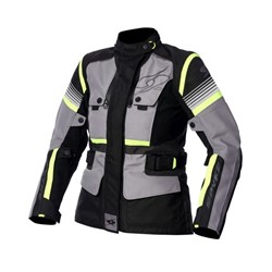Jacket touring SPYKE EQUATOR DRY TECNO LADY colour anthracite/fluorescent/grey/yellow