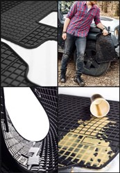 Rubber floor mats 4pcs SEAT ALTEA, ALTEA XL; VW GOLF PLUS V_6