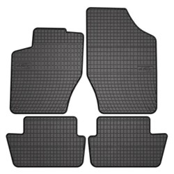 Salona grīdas paklājiņi 4 gab. modelis BASIC materiāls gumijas