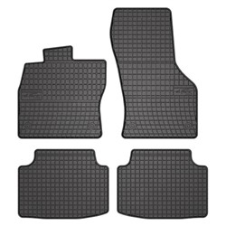 Guminiai kilimėliai 4 vnt. modelis BASIC medžiaga guma