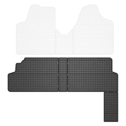 Salona grīdas paklājiņi 2 gab. modelis BASIC materiāls gumijas_0