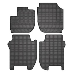 Salona grīdas paklājiņi 4 gab. modelis BASIC materiāls gumijas_0
