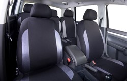 Seat Cover Black/Grey front/rear_2