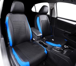 Seat Cover Black/Blue front_1