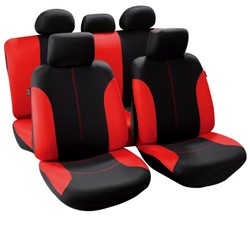 Seat Cover Black/Red front/rear