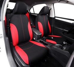 Seat Cover Black/Red front/rear_1