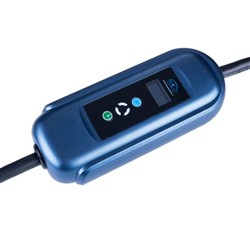 EVSE mobiilnelaadija 11kW (faaside arv 3) 1x kaabli tüüp 2 Akyga AK-EC-12 LCD (must/sinine)_3