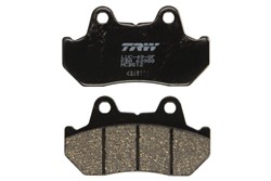 Brake pads MCB512 TRW organic, intended use offroad/route/scooters fits HONDA; KAWASAKI