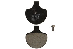 Brake pads MCB548 TRW organic, intended use offroad/route/scooters fits HARLEY DAVIDSON_0