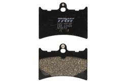 Brake pads MCB572 TRW organic, intended use offroad/route/scooters fits ALFER; APRILIA; ATK; BENELLI; GILERA; KTM; MOTO GUZZI; MZ/MUZ; SACHS