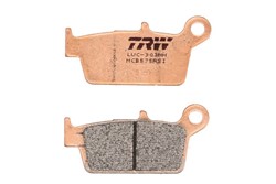 Brake pads MCB575RSI TRW sinter, intended use off-road racing fits CPI; GAS GAS; HONDA; HUSQVARNA; KAWASAKI; PEUGEOT; SUZUKI; YAMAHA