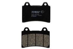 Brake pads MCB584 TRW organic, intended use offroad/route/scooters fits TRIUMPH; YAMAHA_0