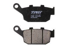Brake pads MCB585 TRW organic, intended use offroad/route/scooters fits BUELL; HONDA; PEUGEOT; SUZUKI; TRIUMPH; YAMAHA_0