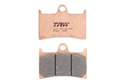 Brake pads MCB611SRQ TRW sinter, intended use racing fits YAMAHA