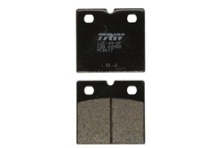 Brake pads MCB617 TRW organic, intended use offroad/route/scooters fits BMW