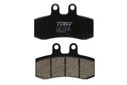 Brake pads MCB652 TRW organic, intended use offroad/route/scooters fits APRILIA; MZ/MUZ