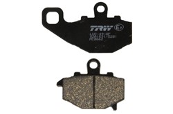 Brake pads MCB662 TRW organic, intended use offroad/route/scooters fits KAWASAKI_0