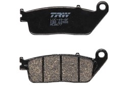 Brake pads MCB677 TRW organic, intended use offroad/route/scooters fits BUELL; CAGIVA; DAELIM; HONDA; KYMCO