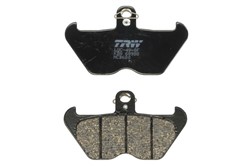 Brake pads MCB680 TRW organic, intended use offroad/route/scooters fits BETA; BMW